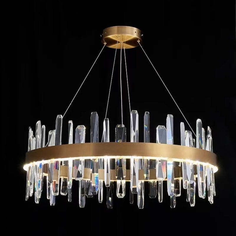 Marylin Moderne LED Hanglamp Metaal/Kristal Goud Slaapkamer/Woonkamer/Eetkamer