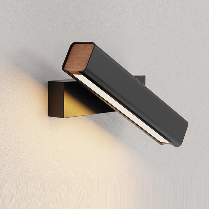 Brio Moderne Rechthoek LED Wandlampen Zwart Wit Metaal Woonkamer Slaapkamer