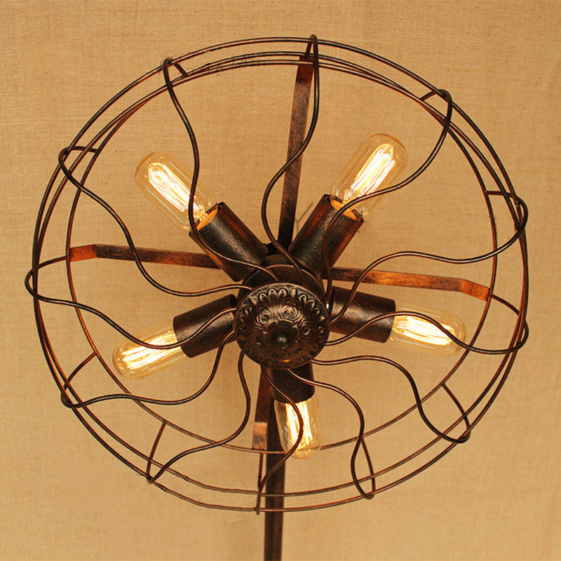 Valerio Vintage Design Industriele LED Vloerlamp Metaal Woon/Slaapkamer