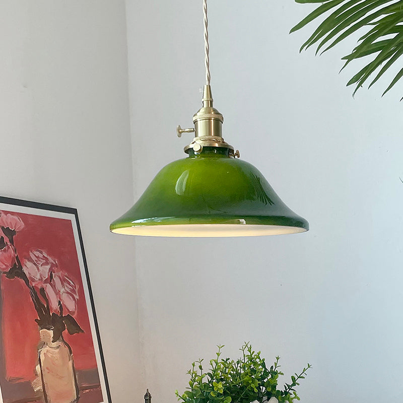 Hailie Design Retro LED Hanglampen Wit Metaal Glass Slaapkamer