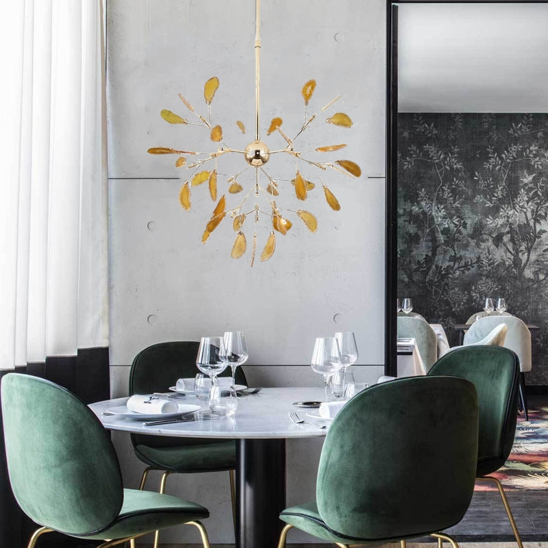 Javon Nordic Agaat Creatieve Kleurrijke Kroonluchter Slaapkamer/Woonkamer