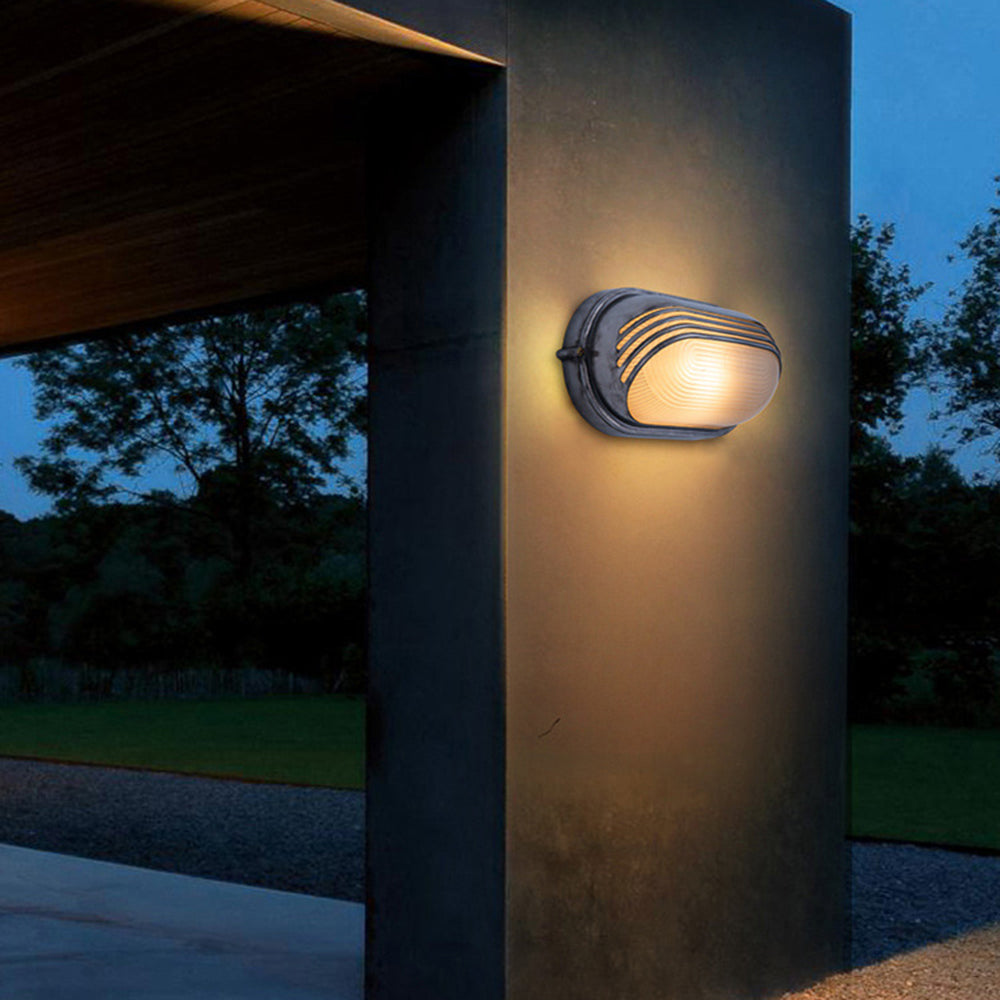 Orr Moderne Design LED Wandlamp Geometrisch Metaal/Glas Zilver Buiten Binnenplaats/Omheining/Balkon