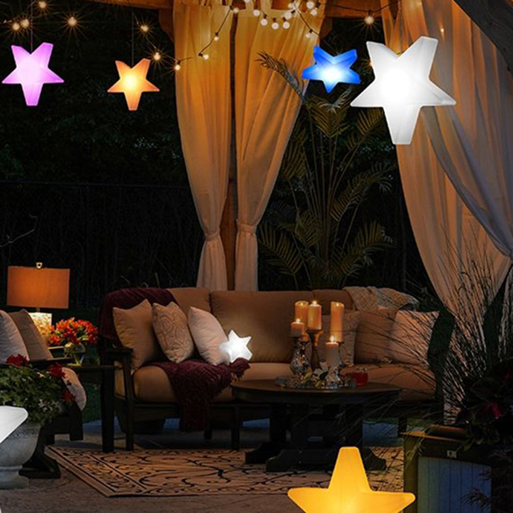Minori Design LED Decoratieve Buiten Vloerlamp Wit Acryl Tuin