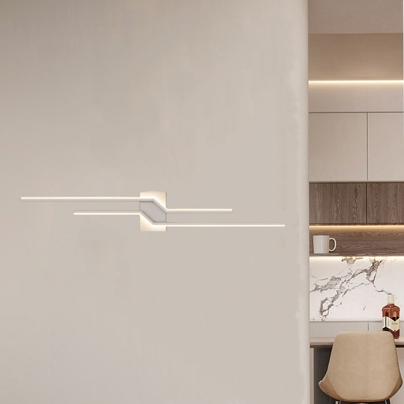Arthur Industriele LED Wandlamp Zwart/Wit Metaal Woon/Slaapkamer