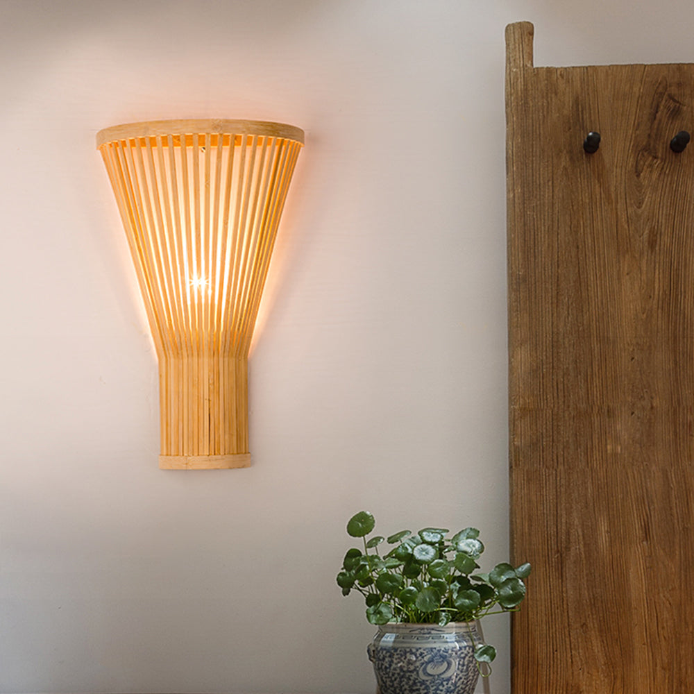 Muto Moderne Design Led Wandlamp Nachtkastje Rotan/Acryl Woonkamer/Eetkamer/Slaapkamer