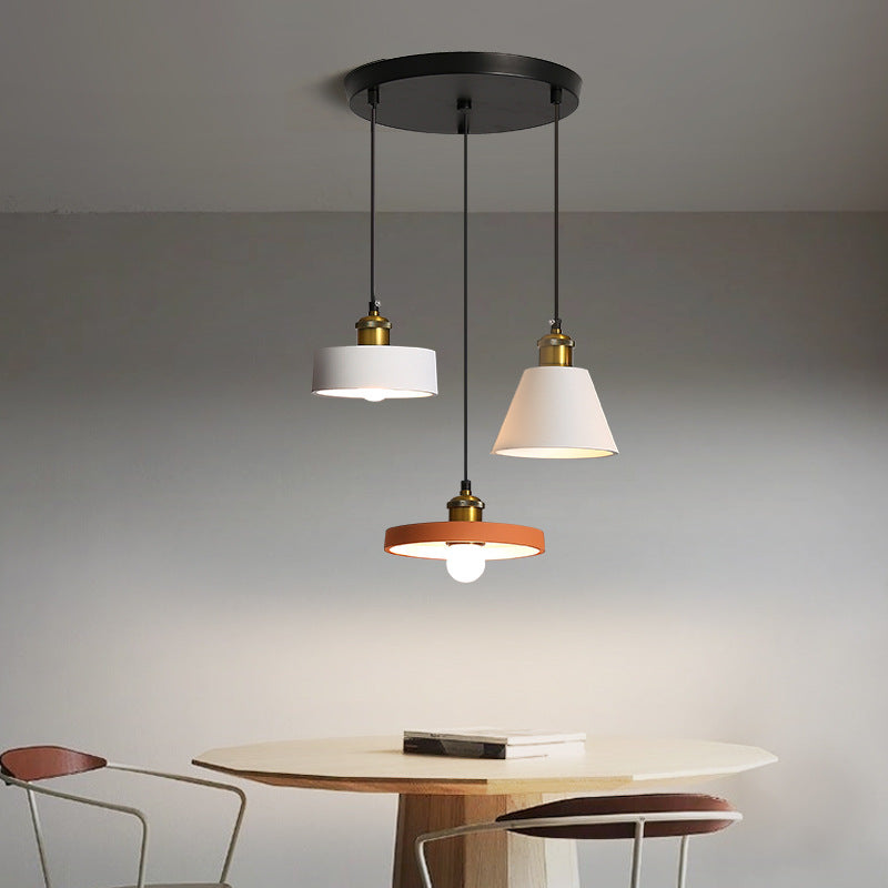 Hailie Modern Design LED Hanglampen Zwart Wit Metaal Woonkamer