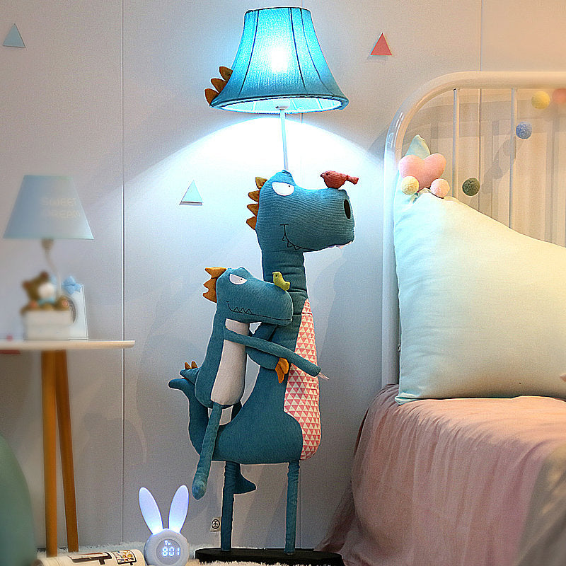 Minori Moderne Design LED Dinosaurus Vloerlamp Metaal/Stof Slaapkamer/Woonkamer