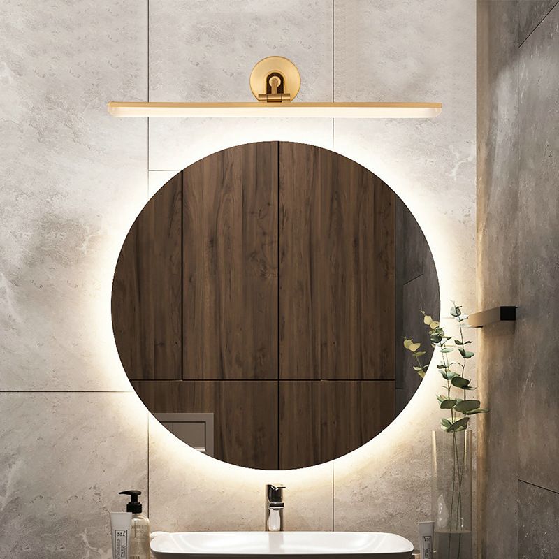 Leigh Moderne Lineair LED Wandlamp Metaal/Acryl Zwart/Messing Slaap/Woon/Badkamer
