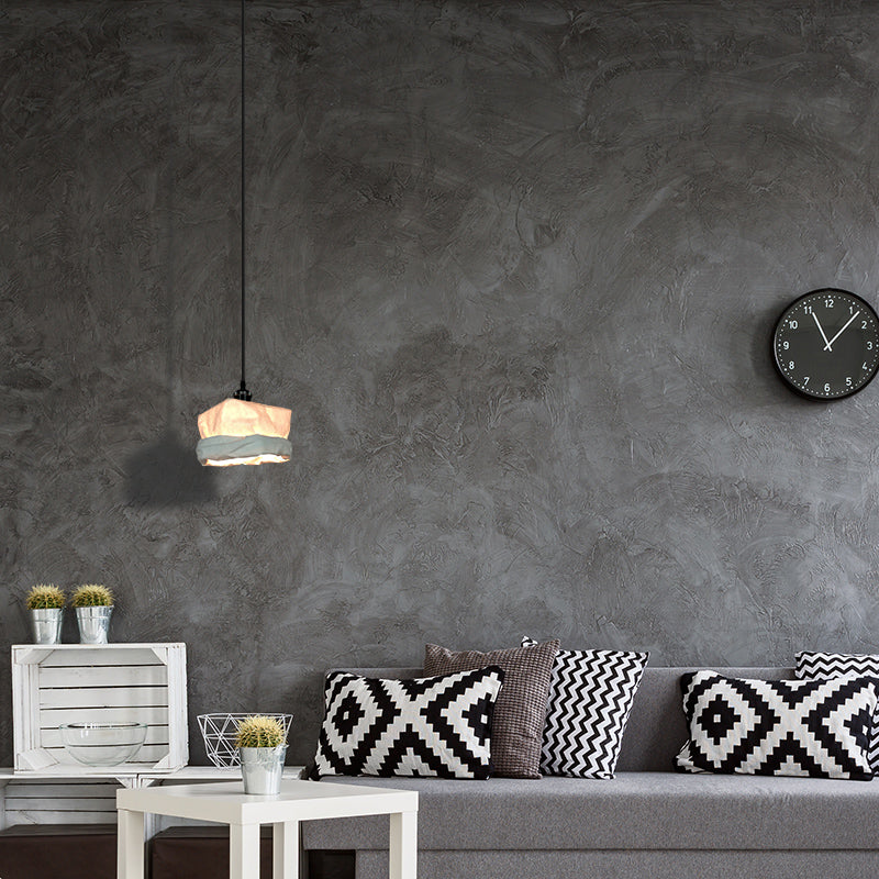 Hailie Vintage Kup Metaal Papier Hanglampen Woonkamer Slaapkamer