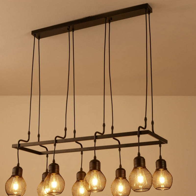 Valerio Vintage Lange Multihead Kroonluchters Eetkamer/Bar/Woonkamer