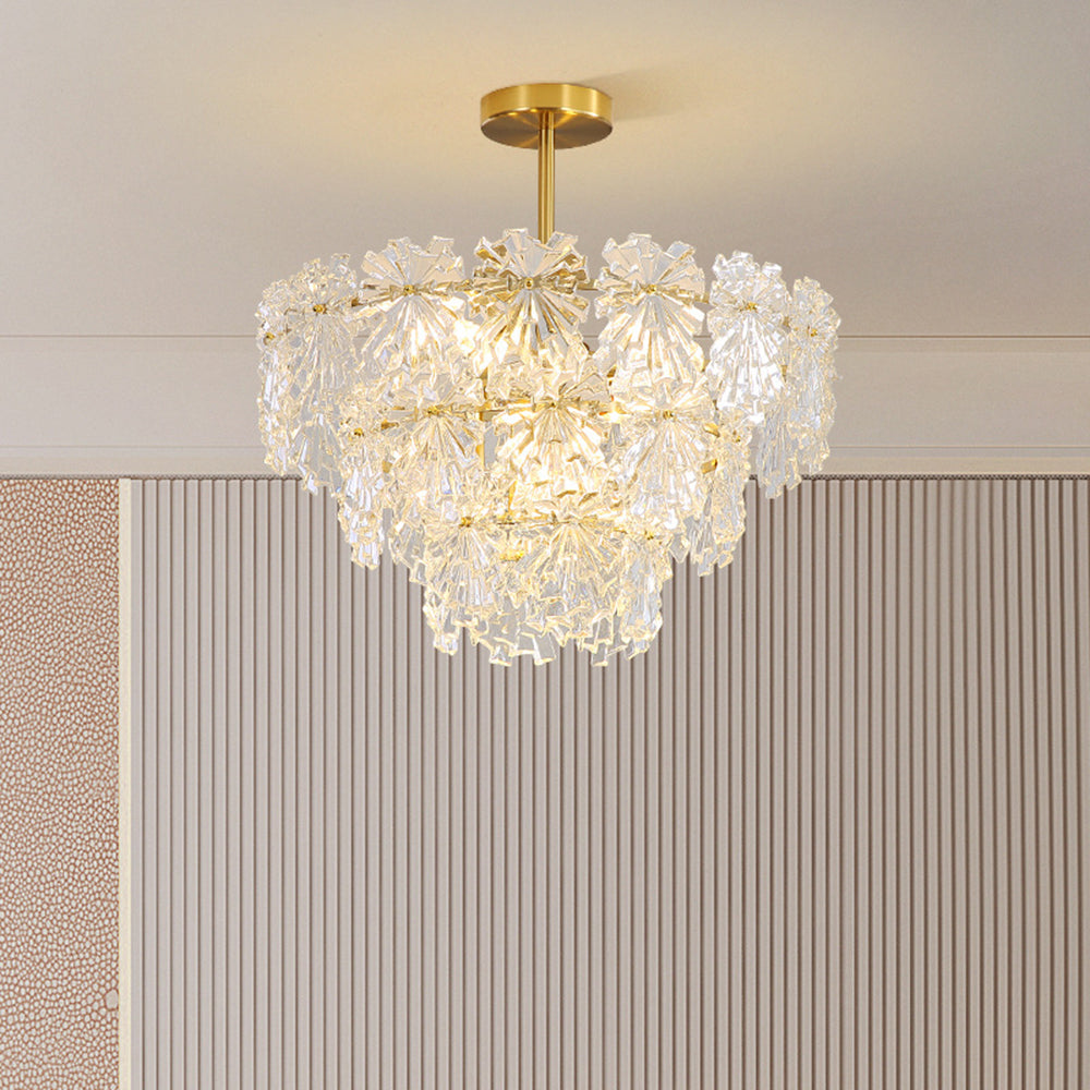 Marilyn Moderne Design LED Elegante Hanglamp Gouden Metaal/Glas Woon/Slaap/Eetkamer