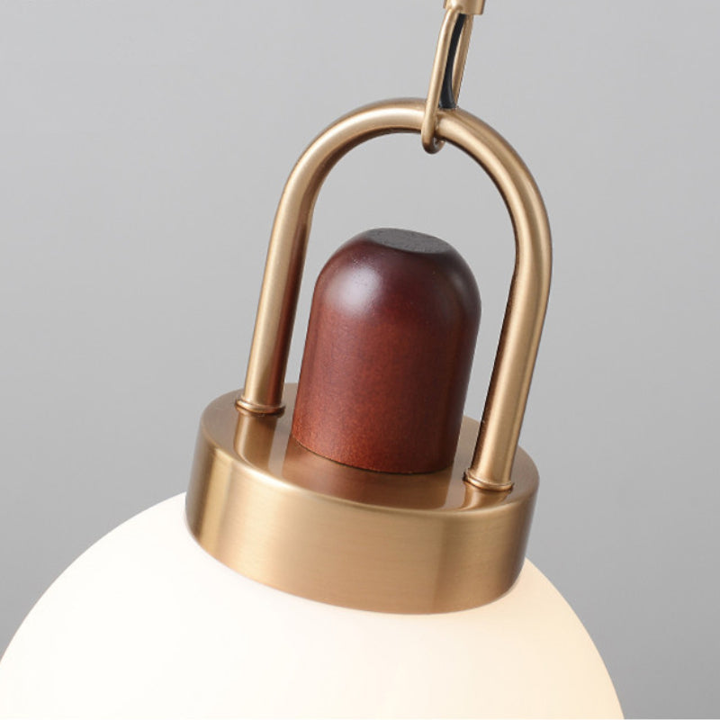 Hailie Modern LED Hanglampen Metaal Hout Glas Eetkamer Slaapkamer