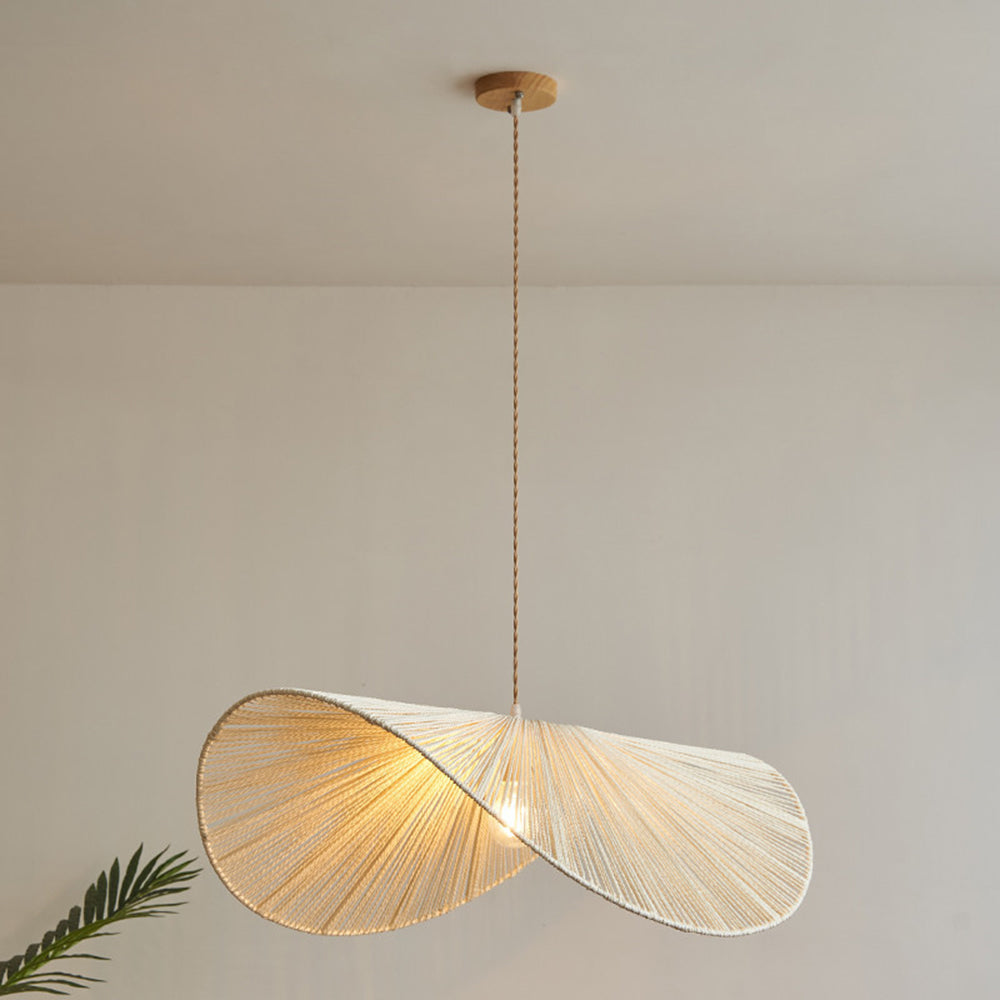 Muto Design LED Hanglamp Metaal/Twine Bruin/Beige Slaap/Woon/Eetkamer