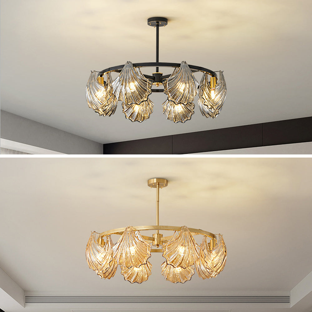 Kirsten Moderne Design LED Ringvormige Hanglamp Metaal/Glas Zwart/Goud Slaapkamer/Eetkamer