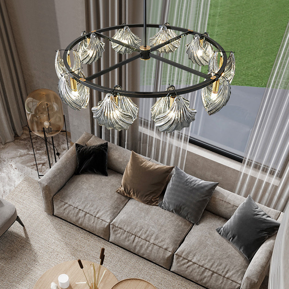 Kirsten Moderne Design LED Ringvormige Hanglamp Metaal/Glas Zwart/Goud Slaapkamer/Eetkamer