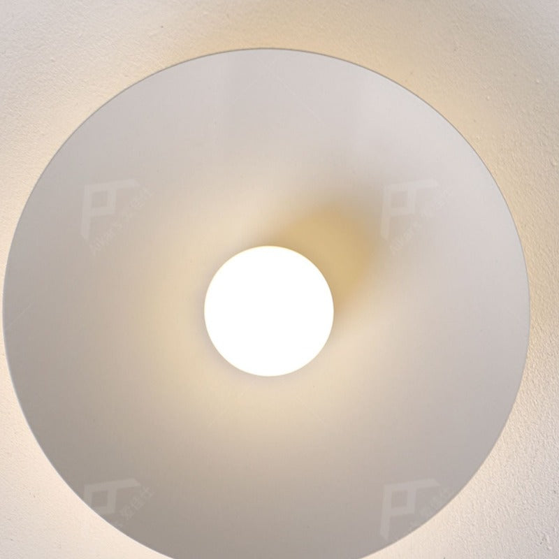 Carina Moderne LED Plafondlamp Wit Rood Metaal Acryl Woonkamer