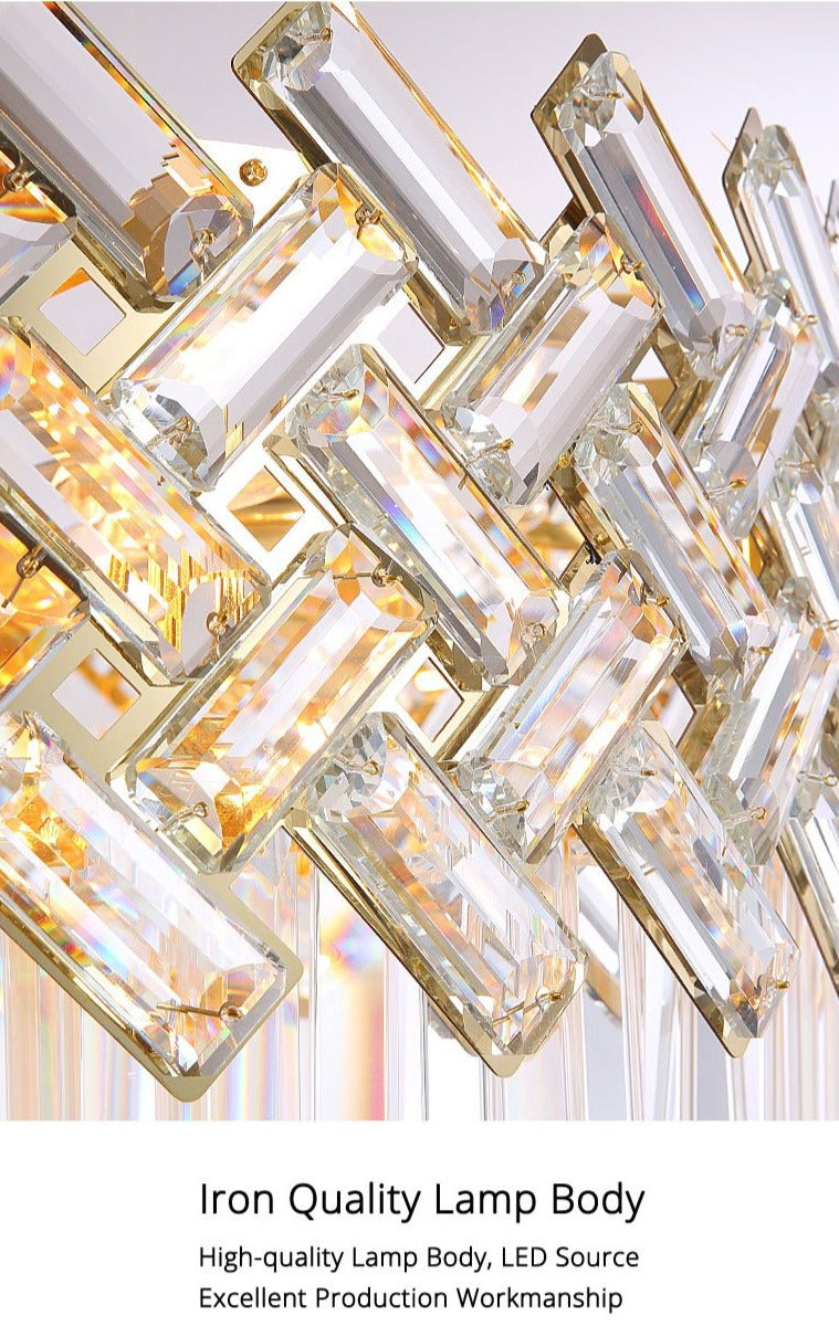 Marilyn Design LED Hanglamp Metaal/Kristal Slaapkamer/Woonkamer/Eetkamer