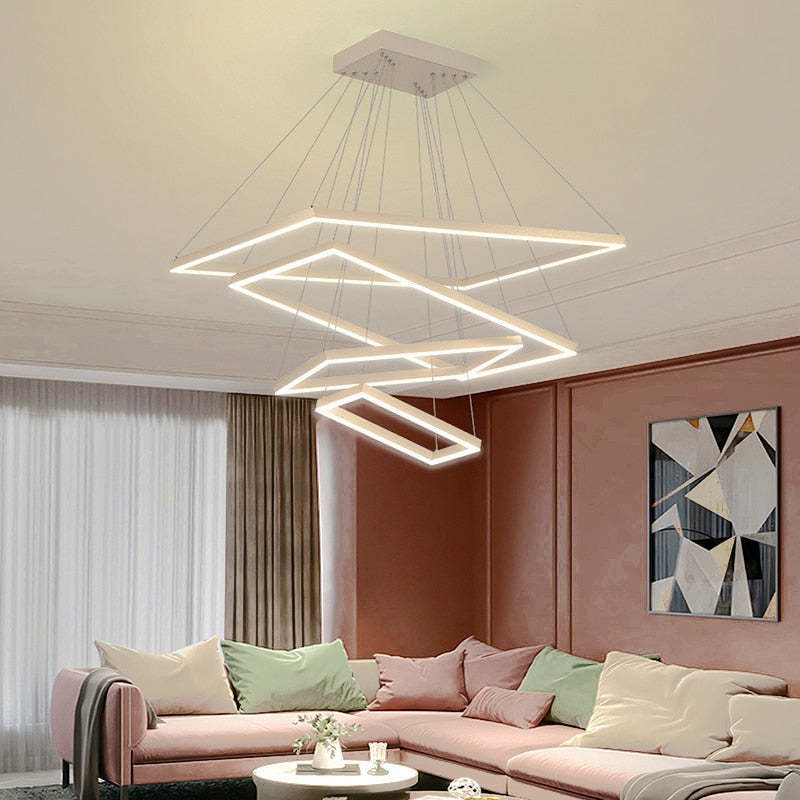 Orsini Design LED Hanglampen Zwart Wit Metaal Eetkamer Slaapkamer