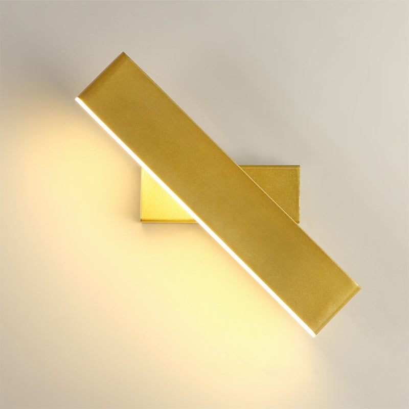 Brio Moderne Design LED Wandlampen Gouden Metaal Hout Woonkamer