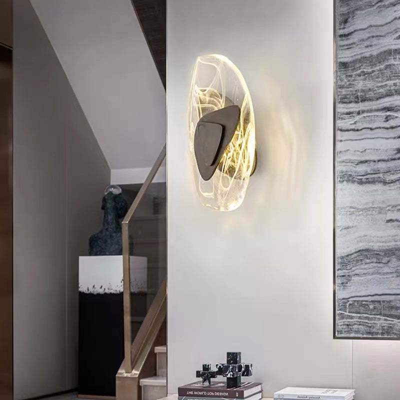 Jade Design Kleine LED Wandlampen Zwart Goud Metaal Slaapkamer