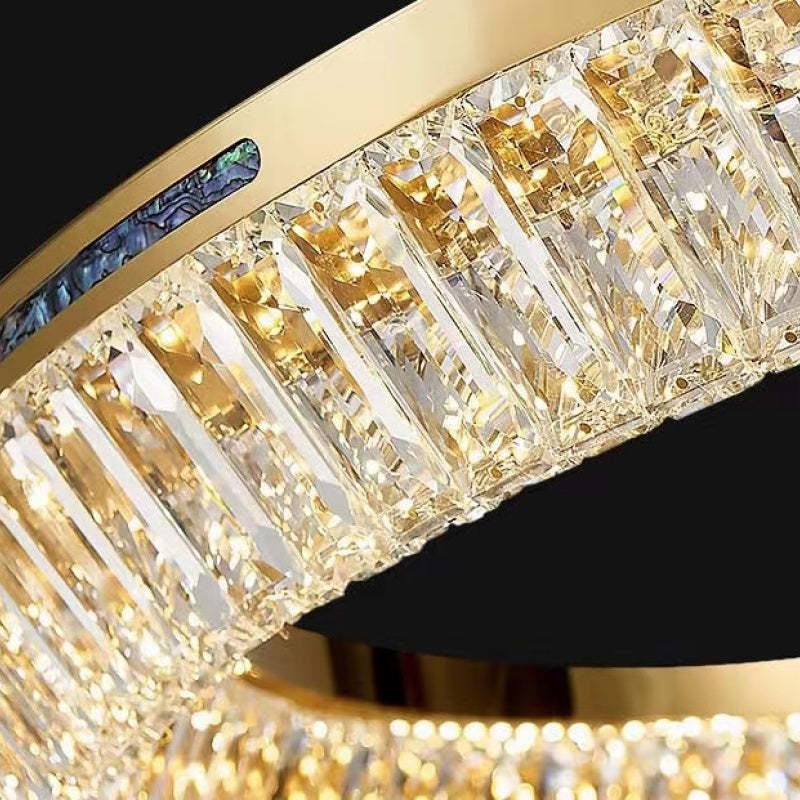 Marilyn Design LED HanglampMetaal/Kristal/Schelp Goud Slaapkamer/Woonkamer/Eetkamer