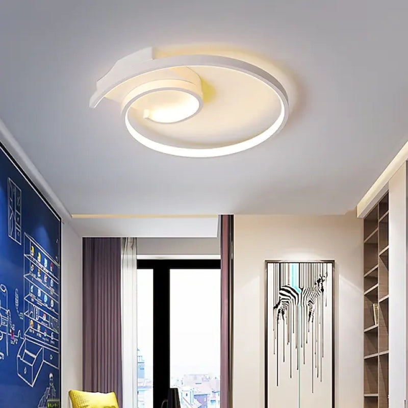Lacey Moderne LED Plafondlamp Metaal/Silicagel Zwart/Wit Slaap/Woon/Kinderkamer