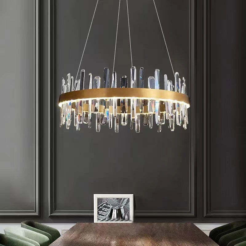 Marylin Moderne LED Hanglamp Metaal/Kristal Goud Slaapkamer/Woonkamer/Eetkamer