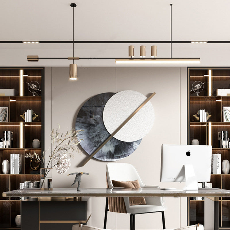 Edge Industriele LED Hanglamp Metaal Acryl Woonkamer Eettafel