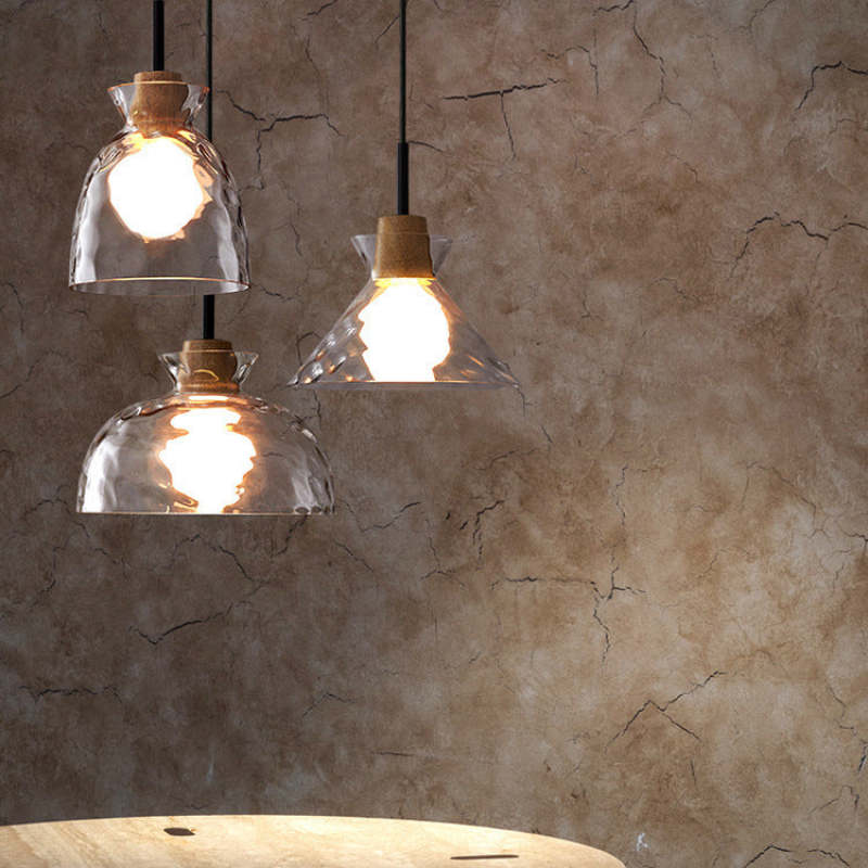 Levy Moderne Hanglampen Helder Metaal Glas Slaapkamer Woonkamer