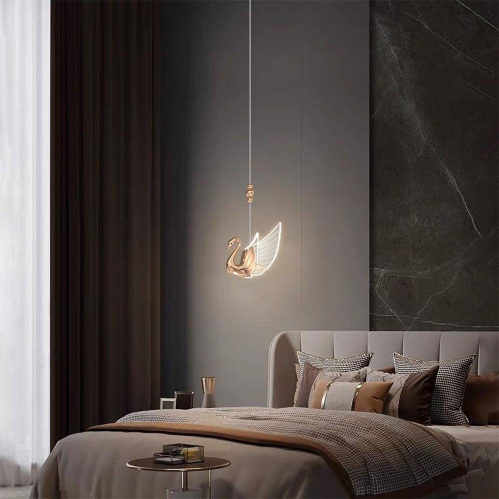Kady Art Moderne LED Hanglamp Goud Roségoud Metaal Acryl Eetkamer