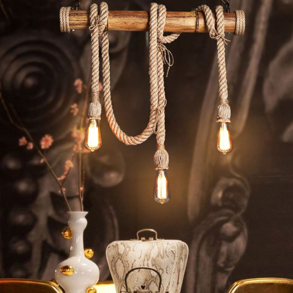 Valerio Vintage Hanglampen Hout Metaal Slaapkamer Woonkamer Eetkamer