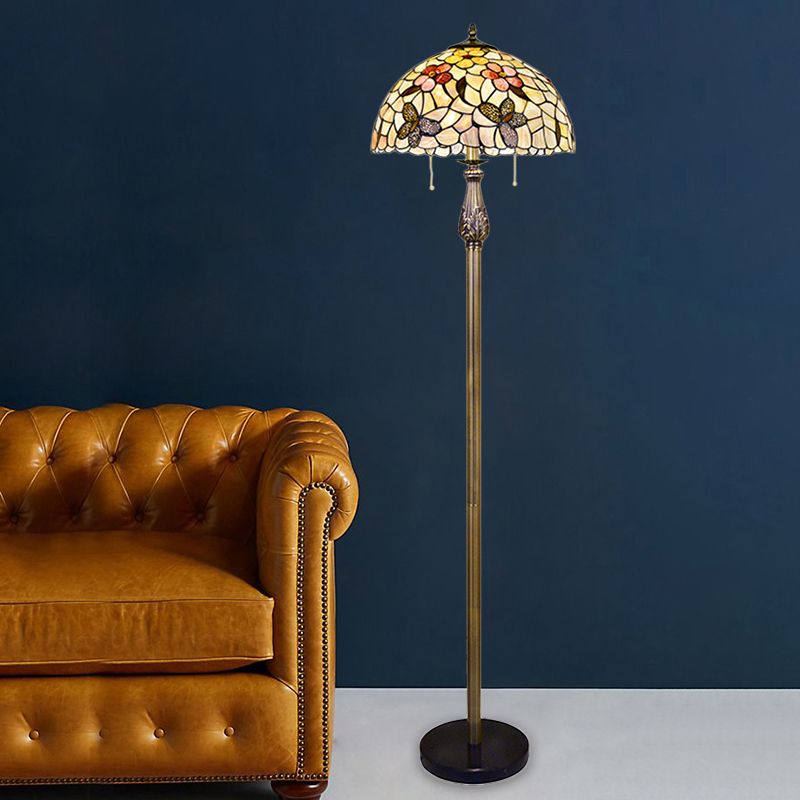 Valerio Vintage Vlinder Metalen LED Vloerlamp, Woonkamer/Slaapkamer