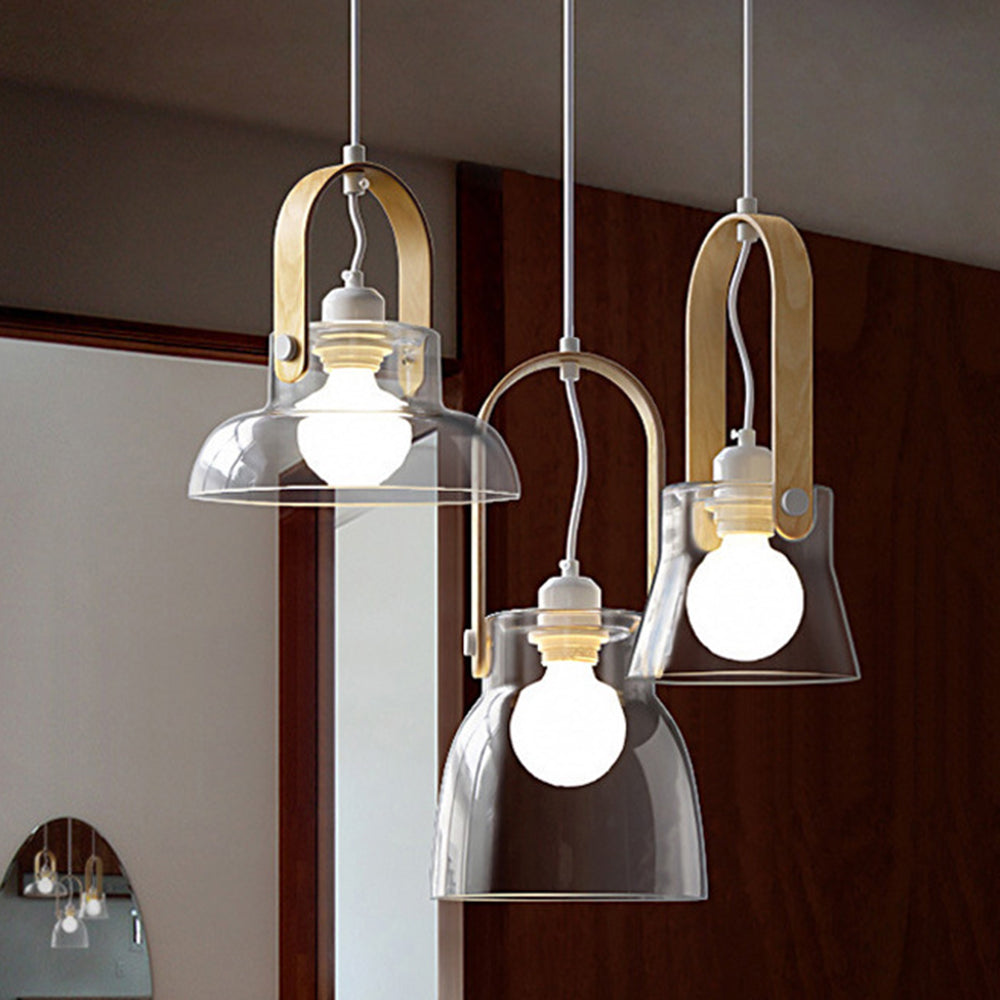 Hailie Moderne Minimalistische LED Hanglamp Glas Metaal Eetkamer