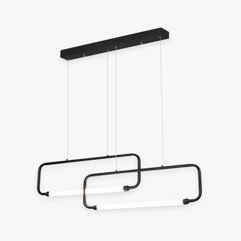 Carina Moderne Minimalistische Hanglampen Zwart Goud Woonkamer