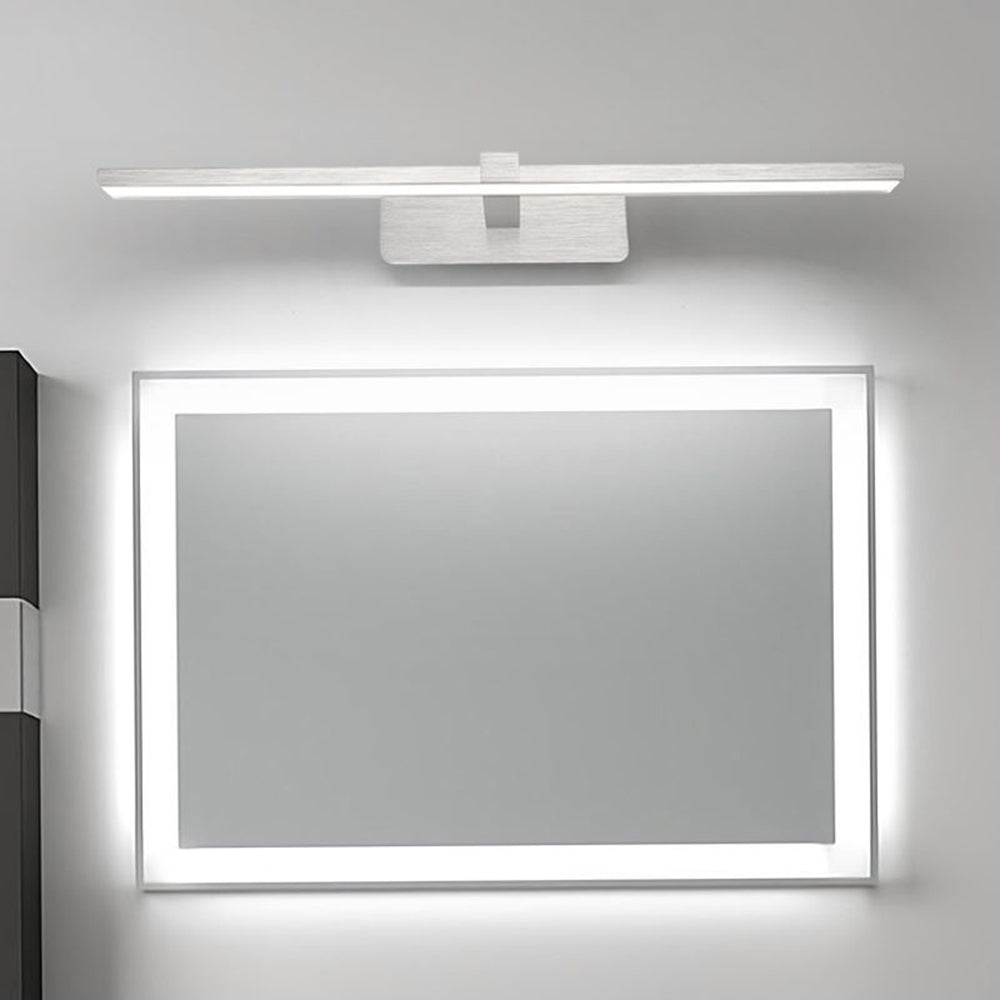 Leigh Scandinavische Lineaire Spiegel Front Wandlamp Zilver Metaal/Acryl Slaapkamer