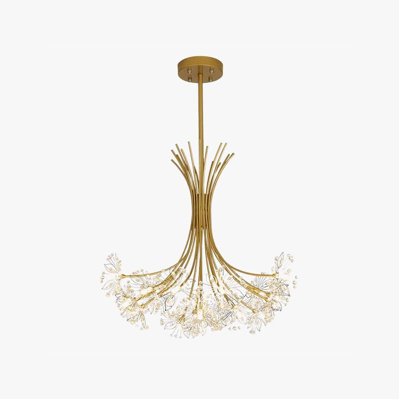 Lily Moderne Luxe LED Kroonluchters Zwart/Goud Woonkamer Eetkamer