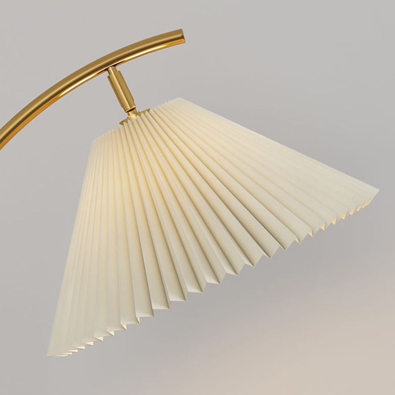 Ozawa Retro Design LED Geplooide Vloerlamp Metaal/Hout Nachtkastje Eetkamer/Woonkamer
