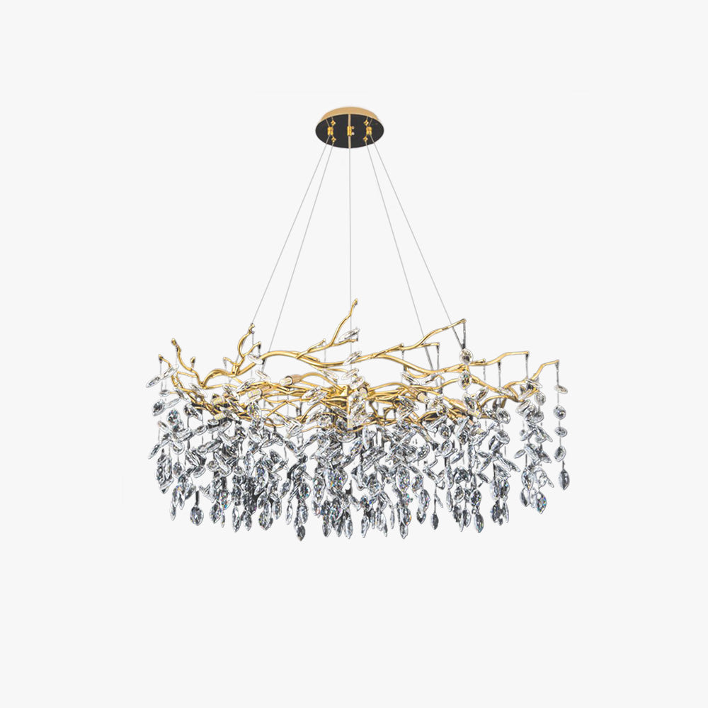 Marilyn Industrie Design LED Kroonluchters Gouden Metaal Woonkamer Eetkamer
