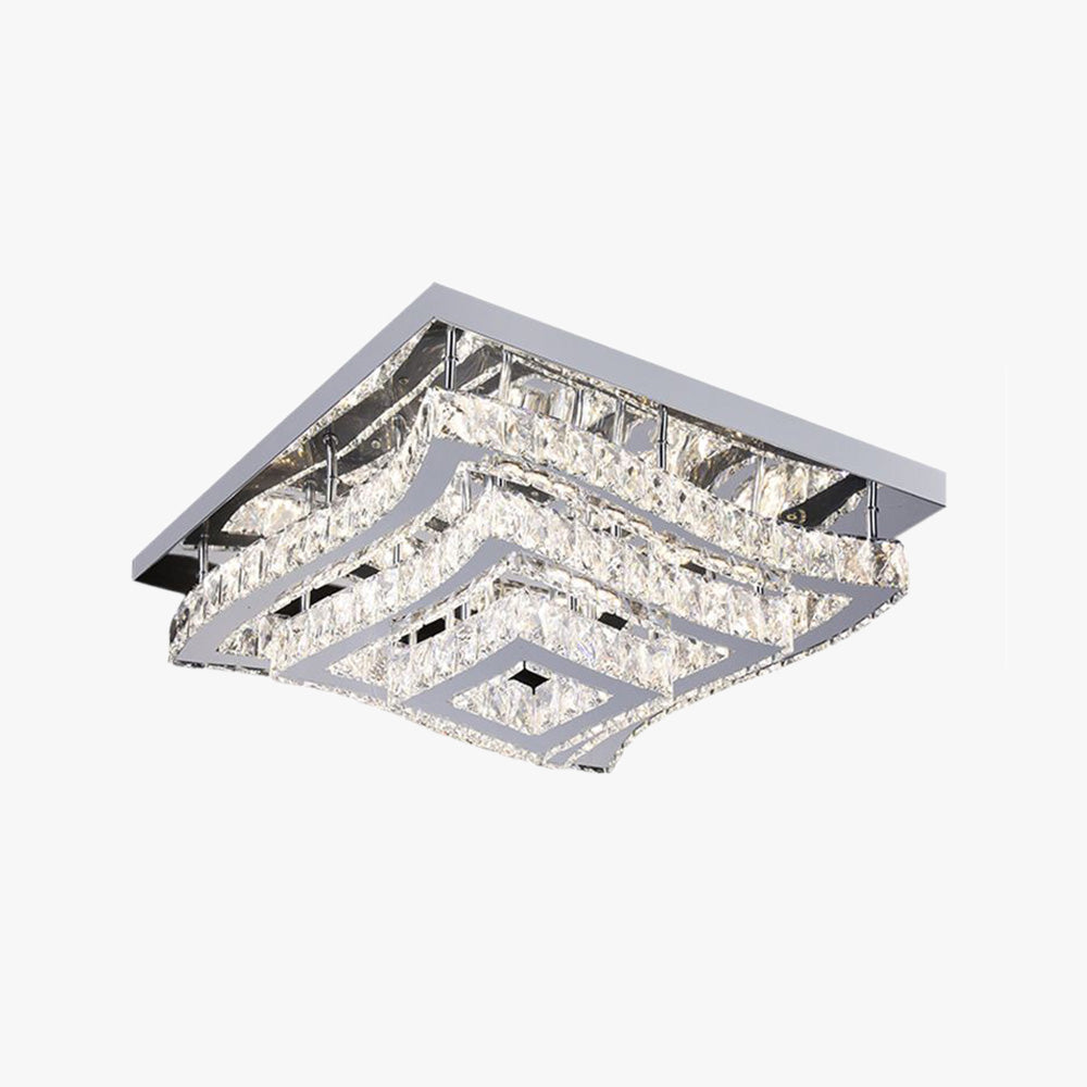 Kristy Design Moderne LED Plafondlamp Metaal Glas Slaapkamer Woonkamer