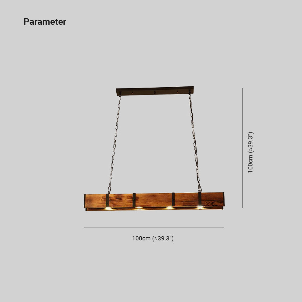 Vincent Industrie LED Hanglampen Zwart Metaal Hout Woonkamer Slaapkamer