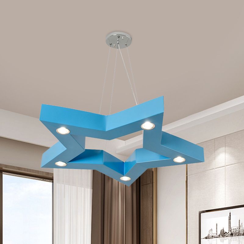 Minori Moderne Design LED Hanglamp Geel/Blauw Metaal Woonkamer