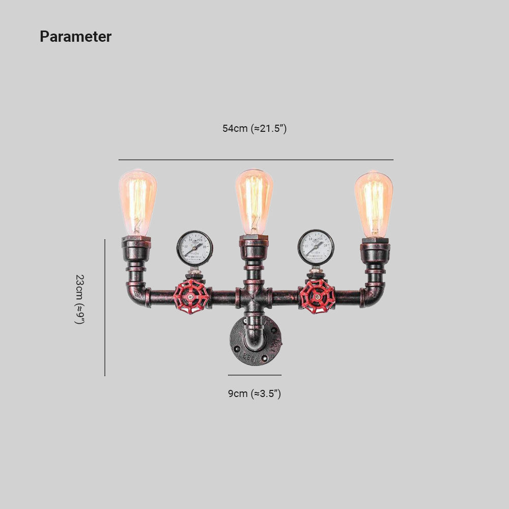 Desmond Industriele LED Wandlamp Metaal Woonkamer Slaapkamer