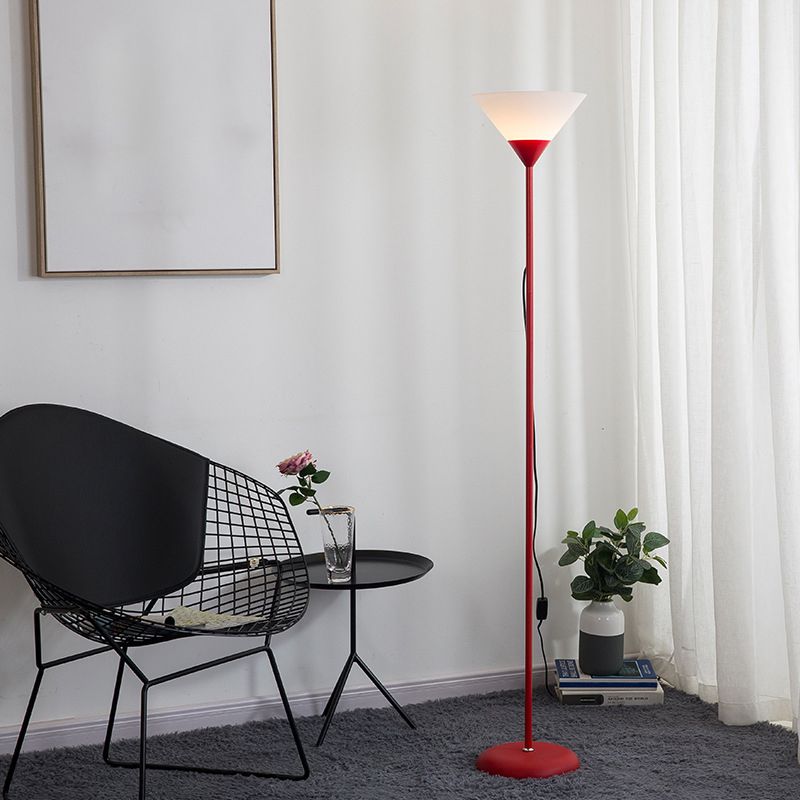 Morandi Moderne Beker Vloerlamp Zwart/Wit/Rood/Geel/ Zilver Metaal/Acryl Slaapkamer/Woonkamer