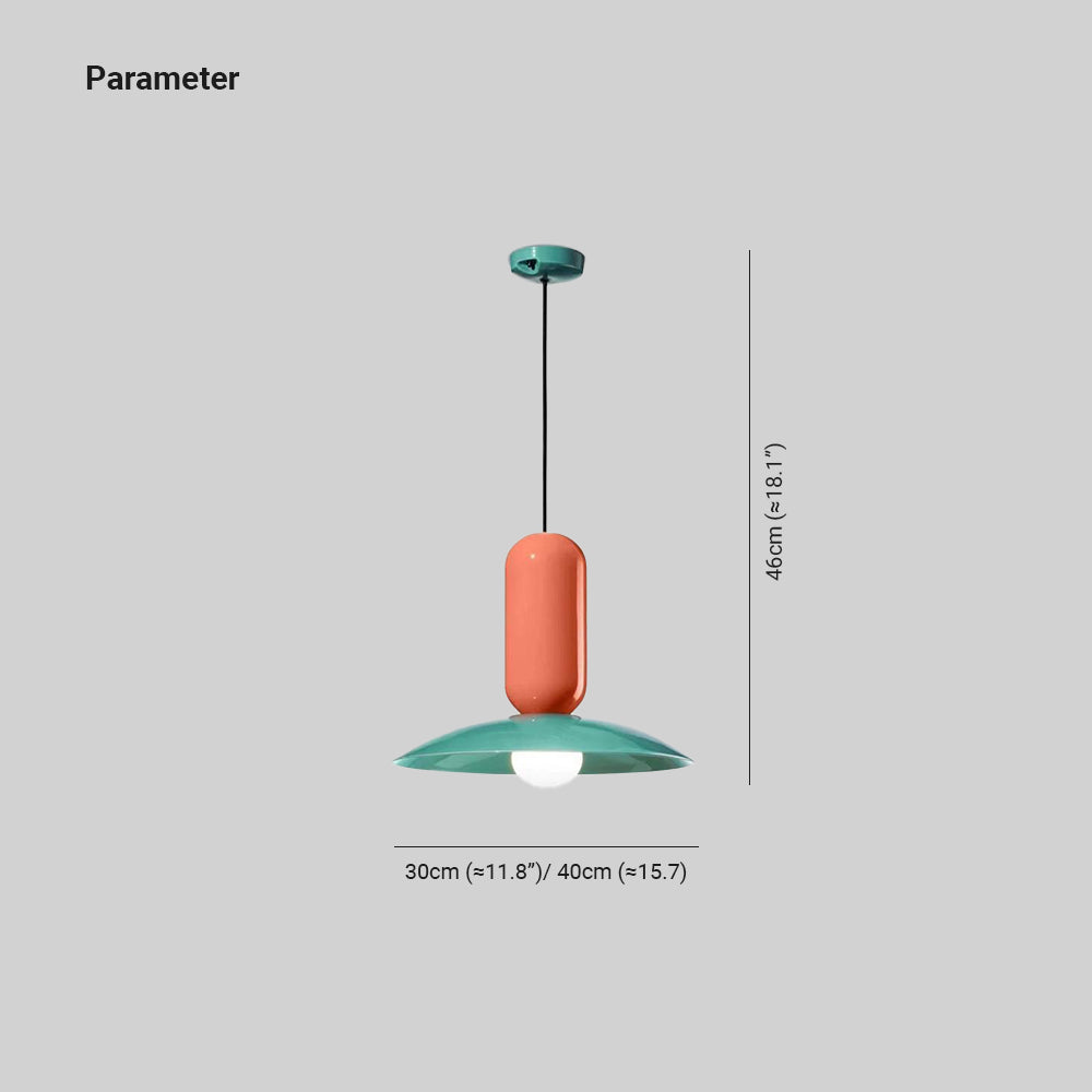 Morandi Moderne LED Hanglamp Groen/Wit/Oranje Metaal Slaap/Kinder/Eetkamer