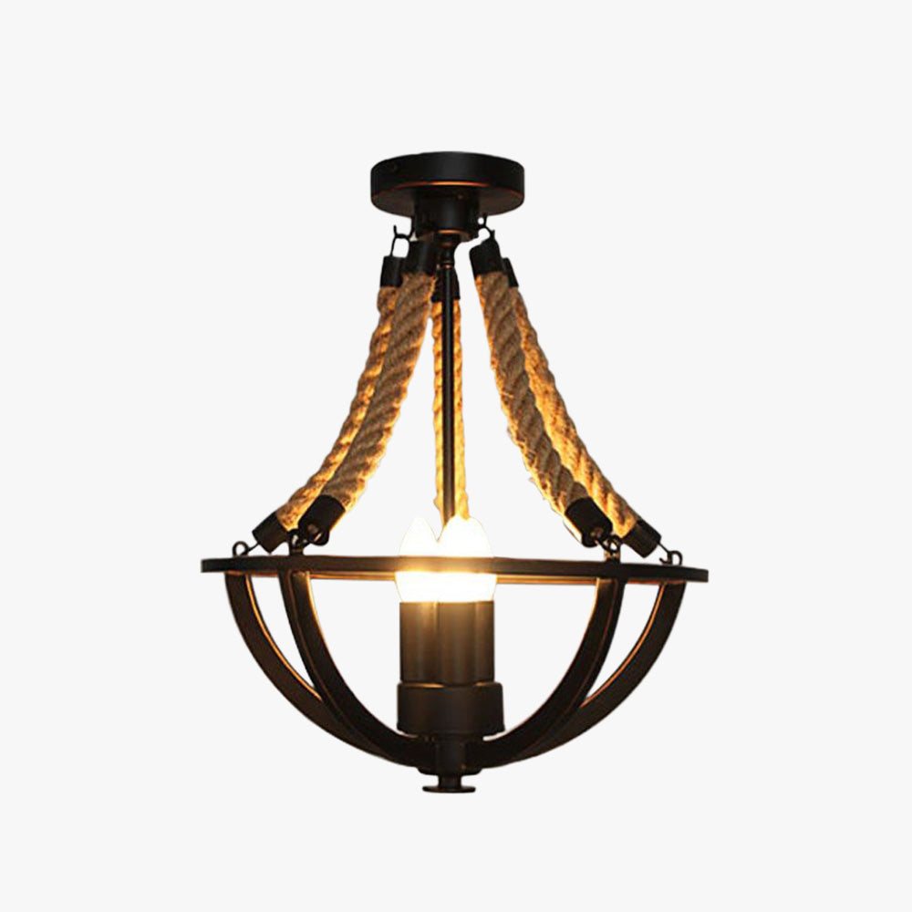 Valerio Retro Ronde LED Kroonluchter Metaal Eetkamer Woonkamer
