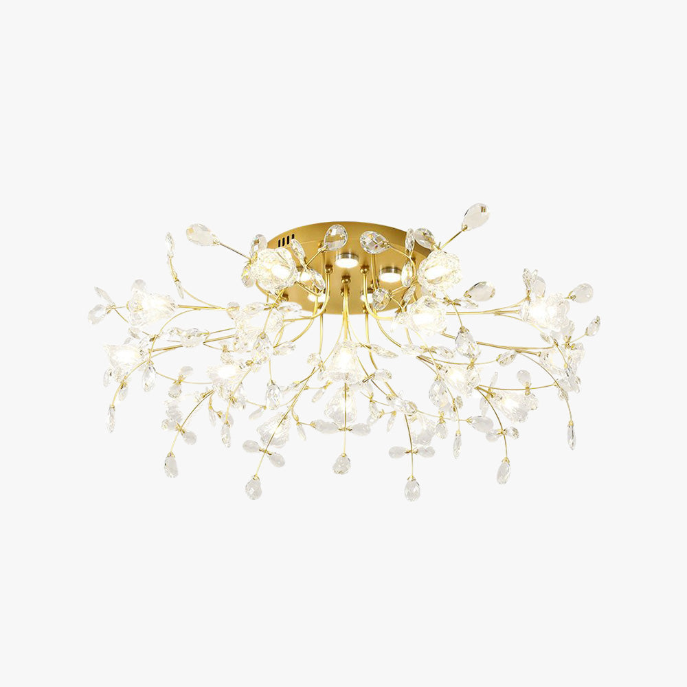 Lili Design LED Plafondlamp Metaal Glas Woonkamer Eetkamer