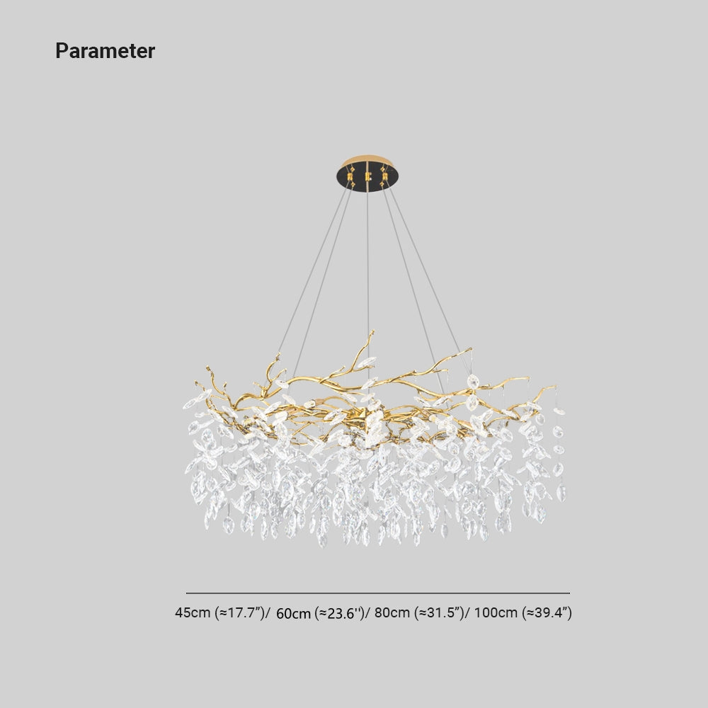 Marilyn Industrie Design LED Kroonluchters Gouden Metaal Woonkamer Eetkamer