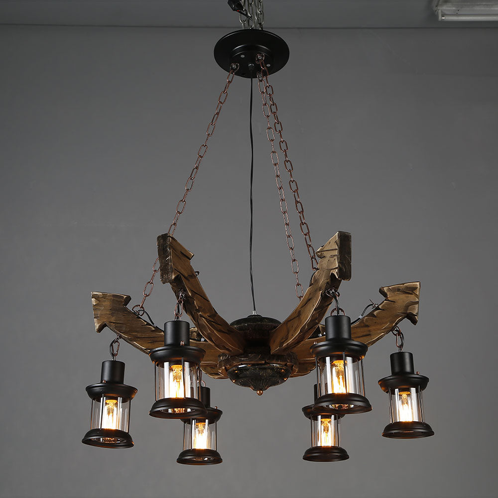 Brio Pendant Light Mid Century/Modern, Metal/Wood, Dining Room