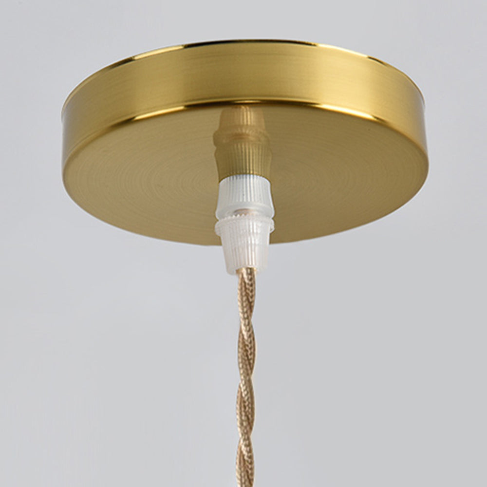Hailie Vintage Art LED Hanglamp Metaal Glas Slaapkamer Woonkamer
