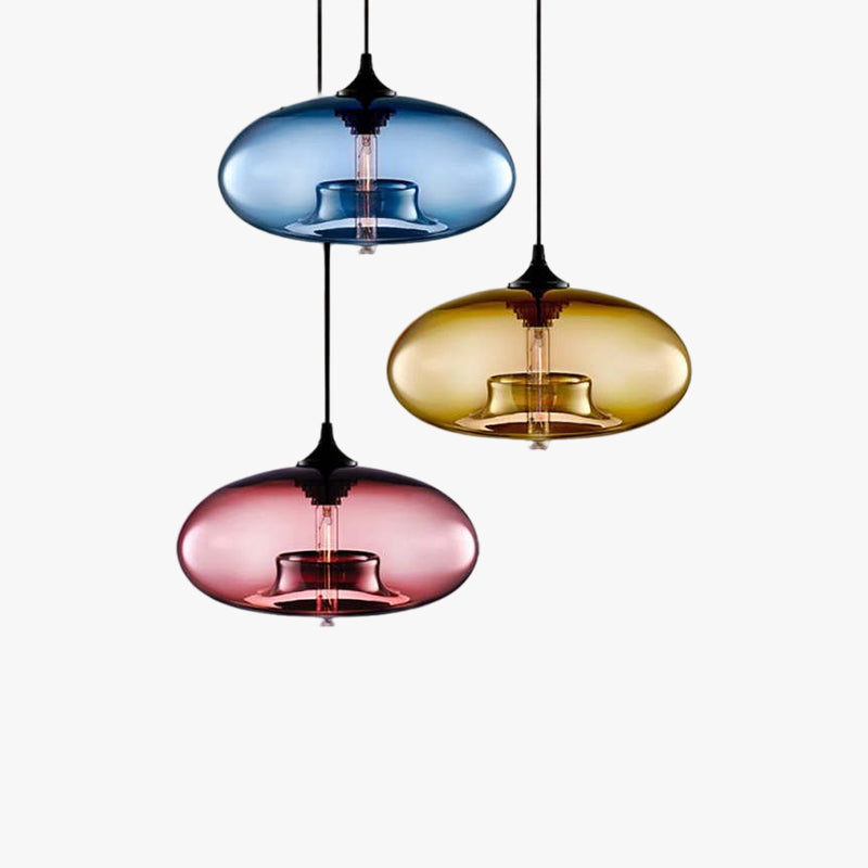 Morandi Moderne LED Hanglamp Kleurrijke Glas Woonkamer/Eetkamer